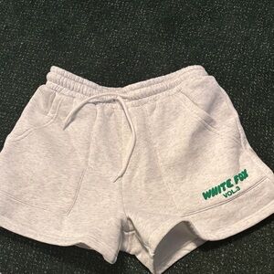 White Fox Boutique Light Gray Athletic Shorts